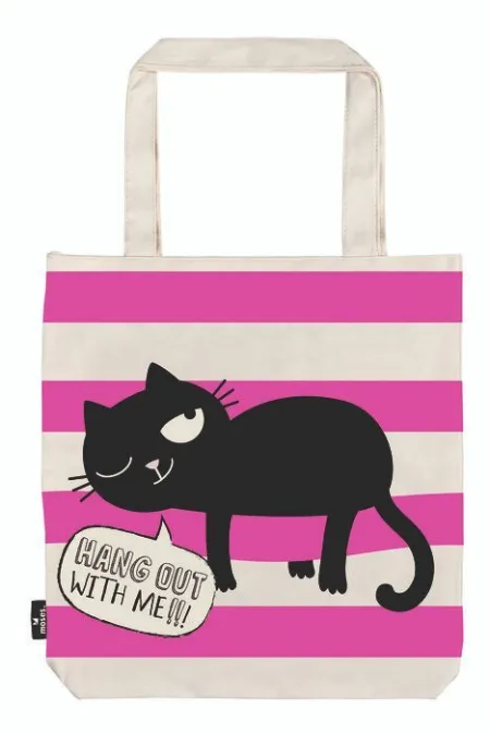 Bolsa de Tela de la Compra Hang Out Ed The Cat