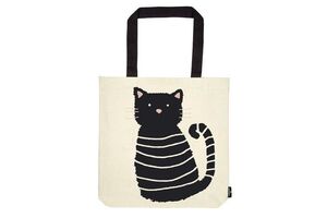 BOLSA DE TELA DE LA COMPRA GATO NEGRO