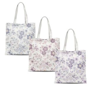 BOLSA ALGODON CON CREMALLERA FLORES