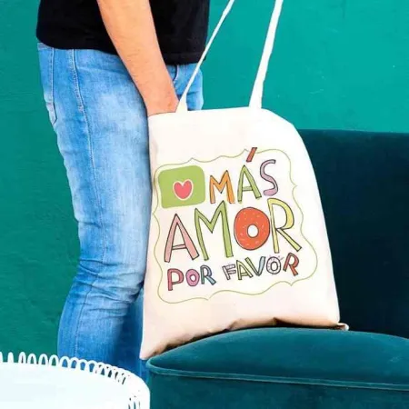 Bolsa de Tela Mas Amor
