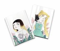 PACK 2 CUADERNOS COSIDOS MARÍA HESSE SAKURA Y FEMINISTA