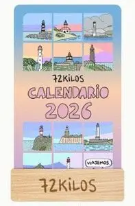 Calendario Mesa de Tarjetas 2026 72 Kilos
