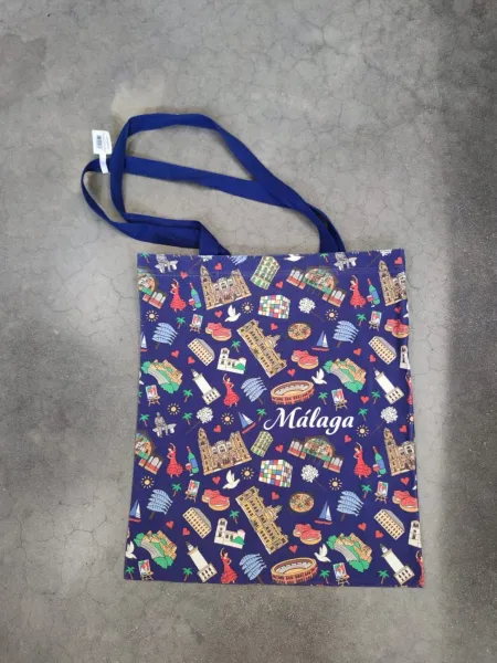 Bolsa Tela Otermín Málaga Azul Marino