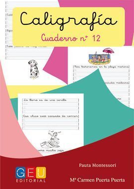 12-CALIGRAFIA Nº12 PAUTA MONTESSORI