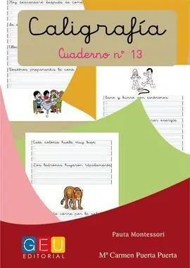 Caligrafia 13 Pauta Montessori