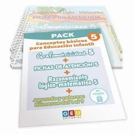 Pack Conceptos Basicos en Educacion Infantil 5+Col