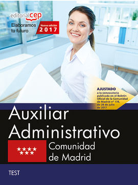 AUXILIAR ADMINISTRATIVO. COMUNIDAD DE MADRID. TEST
