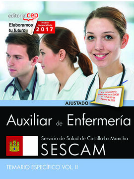 AUXILIAR DE ENFERMERÍA. SERVICIO DE SALUD DE CASTILLA-LA MANCHA (SESCAM). TEMARI