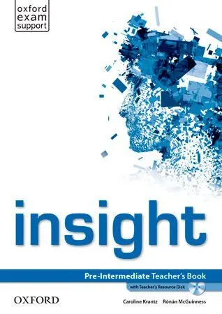 Insight Pre Intermediate Teacher's Book With Teacher's Resource Multi-Rom
