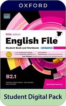 English File 5Th Edition B2. 1. Student's Book And Workbook And Digital With Key