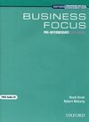 BUSINESS FOCUS PRE-INTERMEDIATE WORKBOOK PACK