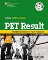 PET RESULT WORKBOOK WITH KEY PACK