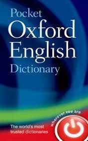 POCKET OXFORD ENGLISH DICTIONARY