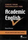 Check Yor Vocabulary For Academic