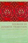 SOURCES OF JAPANESE TRADITION