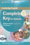 COMPLETE KEY FOR SCHOOLS STUDENT BOOK PACK WITHOUT ANSWERS