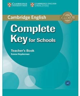INT. COMPLETE KEY FOR SCHOOLS TEACHER'S BOOK