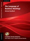 THE LANGUAGE OF BUSINESS MEETINGS