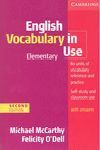 ENGLISH VOCABULARY IN USE. ELEMENTARY