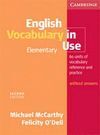 ENGLISH VOCABULARY IN USE. ELEMENTARY