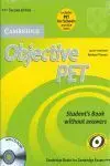 Objective Pet. Student S Book Without Answers + Cd-Rom (Pet For Schools Practice Tests)