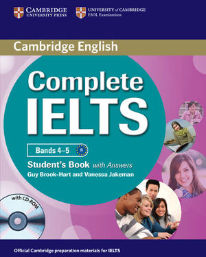 COMPLETE IELTS BANDS 4-5 STUDENT'S BOOK WITH ANSWERS WITH CD-ROM