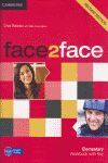FACE 2 FACE ELEMENTARY WORKBOOK WITH KEY 2ND EDITION 2013