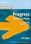 NEW PROGRESS TO FIRST CERTIFICATE