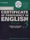 Certificate Of Proficiency In English 3 Key+Cd