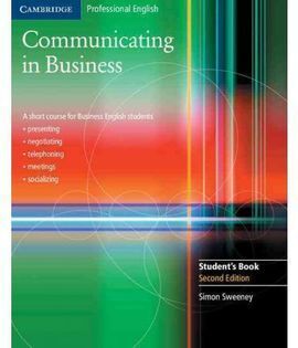 COMMUNICATING IN BUSINESS STUDENT S BOOK