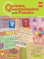 QUIZZES, QUESTIONARIES AND PUZZLES. INTERMEDIATE