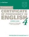 Cambridge Certificate Of Proficiency In English 4 Student S Book