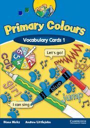 PRIMARY COLOURS LEVEL 1 VOCABULARY CARDS