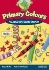 Primary Colours Starter Vocabulary Cards