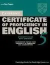 Cambridge Certificate Of Proficiency In English 5 Student S Book With Answers