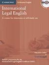INTERNATIONAL LEGAL ENGLISH STUDENT S BOOK WITH AUDIO CDS