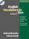 ENGLISH VOCABULARY IN USE. ADVANCED WITH ANSWERS AND CD-ROM