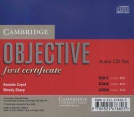 OBJECTIVE FIRST CERTIFICATE CLASS CD SET