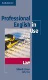 PROFESSIONAL ENGLISH IN USE. LAW (EDITION WITH ANSWERS)