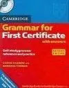 Grammar For First Certificate With Answers And Cd