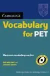 Cambridge Vocabulary For Pet