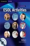 Esol Activities. Entry 1. Photocopiable