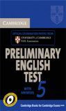 CAMBRIDGE PRELIMINARY ENGLISH TEST 5. WITH ANSWERS