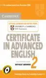 Cambridge Certificate In Advanced English 2 For Updated Exam Without Answers