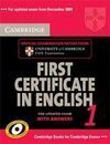 CAMBRIDGE FIRST CERT.ENGLISH 1 UPD.EXA.ST WITH ANS