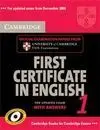 Cambridge First Cert. english 1 Upd. exa. st With Ans