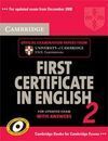 CAMBRIDGE FIRST CERTIFICATE IN ENGLISH 2 STUDENT S BOOK WITH ANSWERS