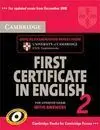 Cambridge First Certificate In English 2 Student S Book With Answers