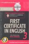 Cambridge First Certificate In English 3