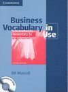 BUSINESS VOCABULARY IN USE. ELEMENTARY TO PRE-INTERMEDIATE + CD-ROM